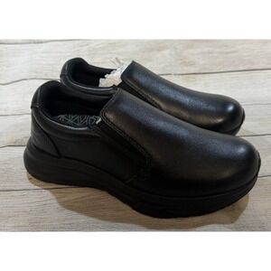 KURU Kivi 2 Slip On Anti Slip Black Shoes Sneakers Comfort Heel Support Sz 6.5 W